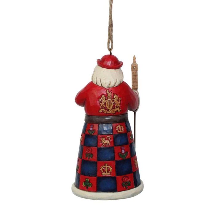 British Santa Ornament by Jim Shore