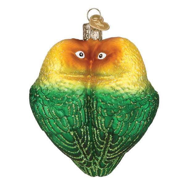 Old World Christmas Blown Glass Lovebirds Ornament