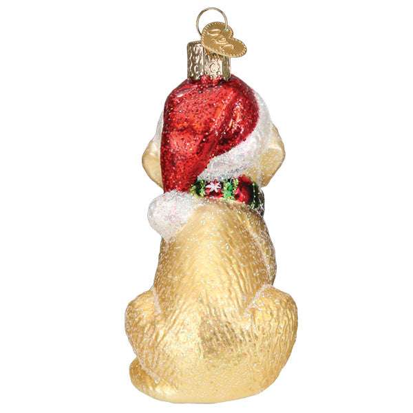 Holiday Labrador Puppy Ornament Old World Christmas