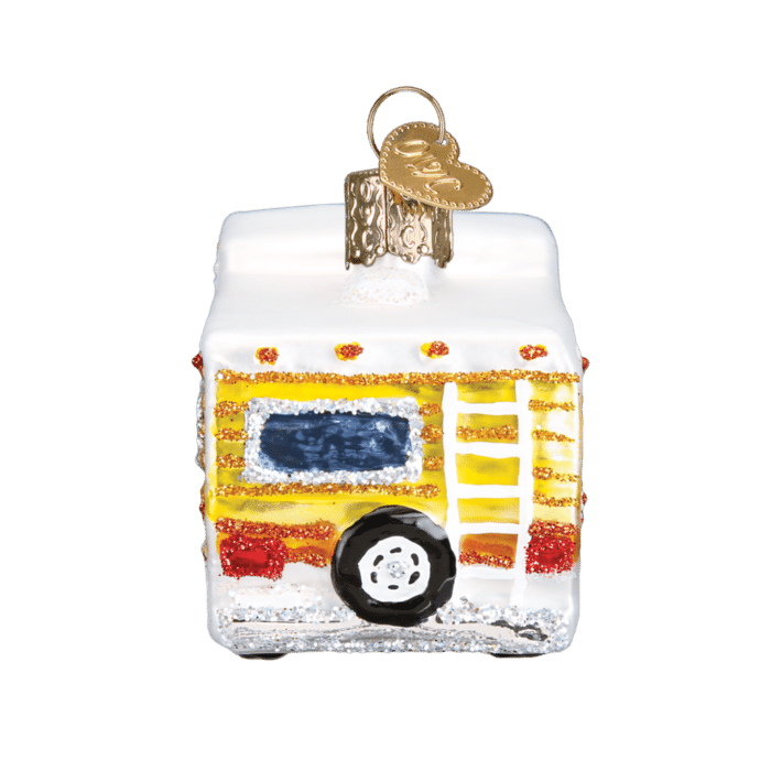 Old World Christmas Blown Glass Classic Motorhome Ornament