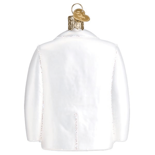 Old World Christmas Blown Glass Veterinarians Coat Ornament Personalized