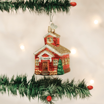 School House Ornament Old World Christmas