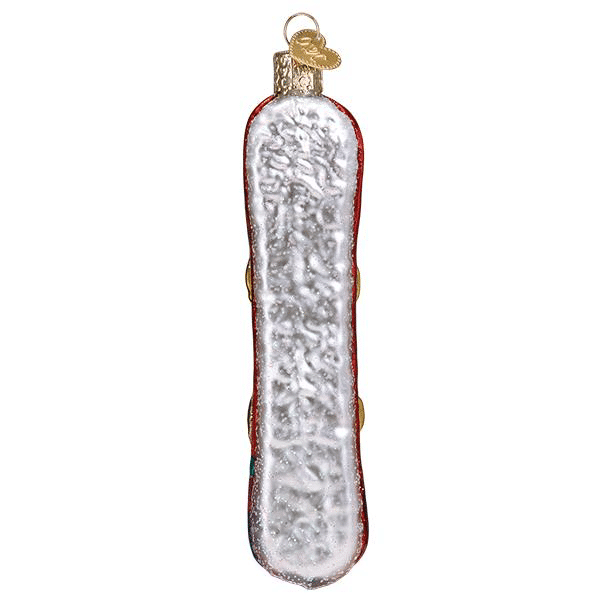 Old World Christmas Blown Glass Snowboard Ornament