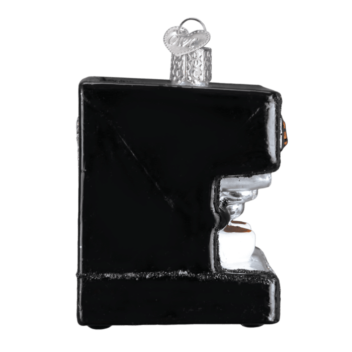 Old World Christmas Blown Glass Espresso Machine Ornament