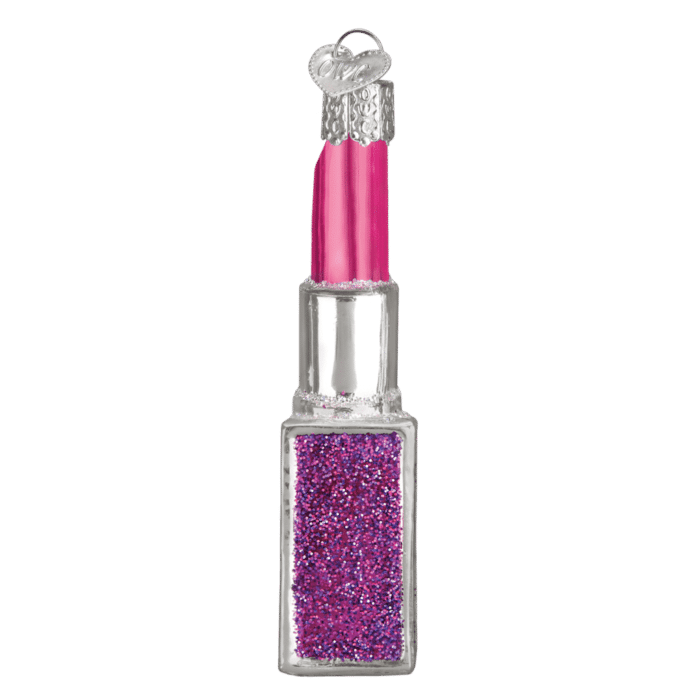 Old World Christmas Blown Glass Lipstick Ornament