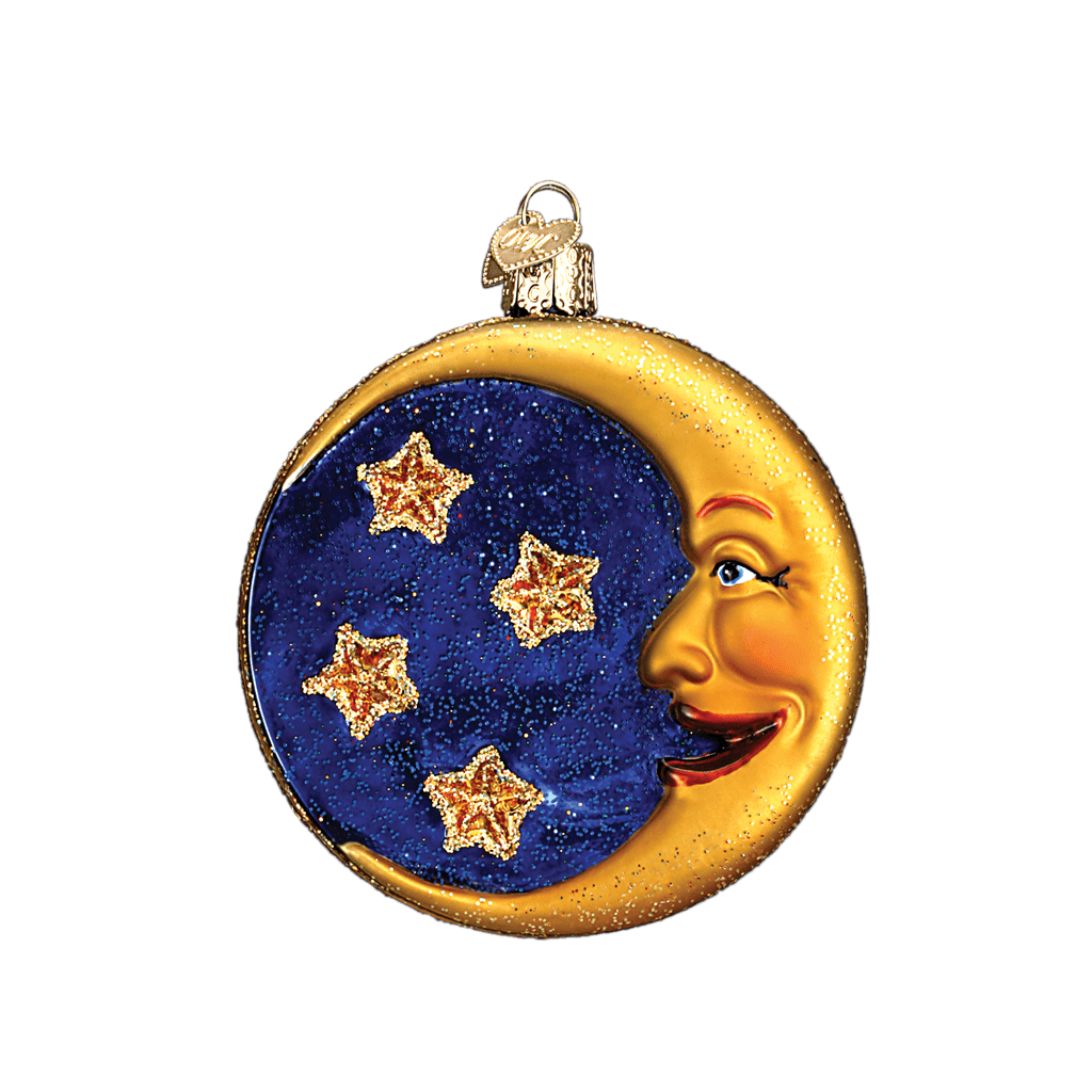 Owl in Moon Ornament Old World Christmas