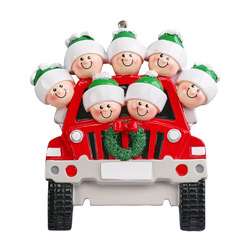 Suv Family Personalized Christmas Ornament Click for More Sizes