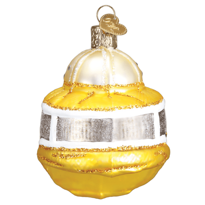 Old World Christmas Blown Glass Beekeepers Hood Ornament