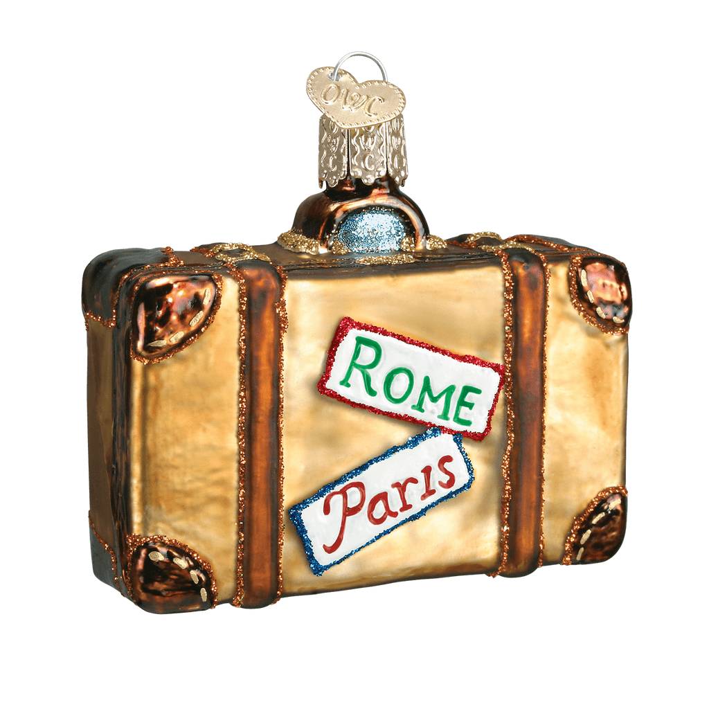 Suitcase Ornament Old World Christmas