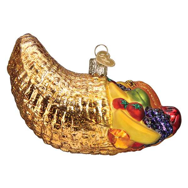 Old World Christmas Blown Glass Cornucopia Ornament