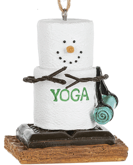 S'mores Yoga Ornament