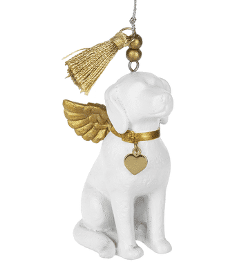 Golden Wing Cat or Dog Angel Ornaments