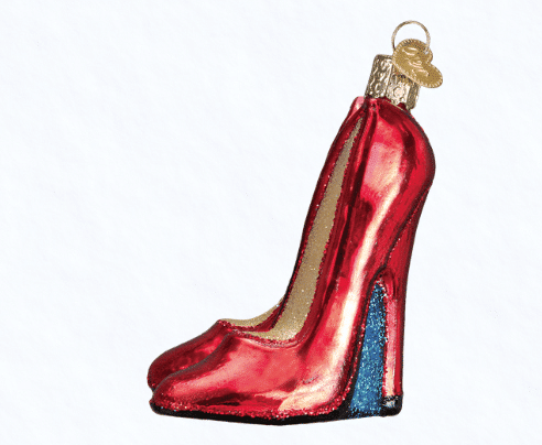 Old World Christmas Glamour Heels Ornament
