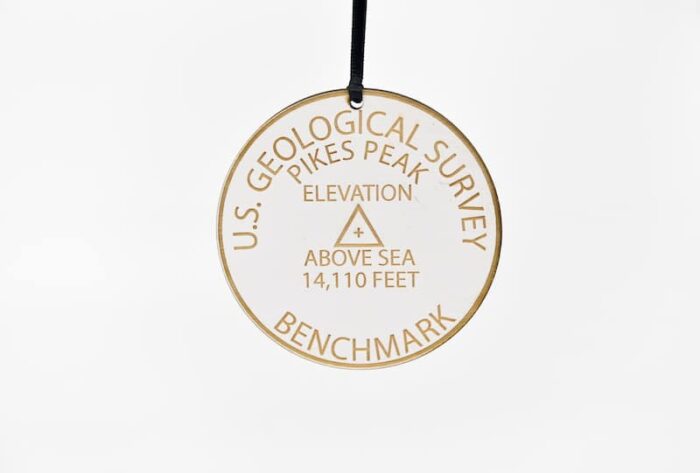 Colorado 14ers Geographical Benchmark Ornaments St Nicks Exclusive