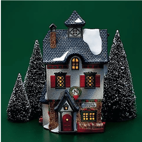 Dept 56 Rare Retired North Pole Spelling Houses Pre owned