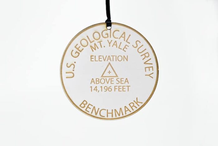 Colorado 14ers Geographical Benchmark Ornaments St Nicks Exclusive