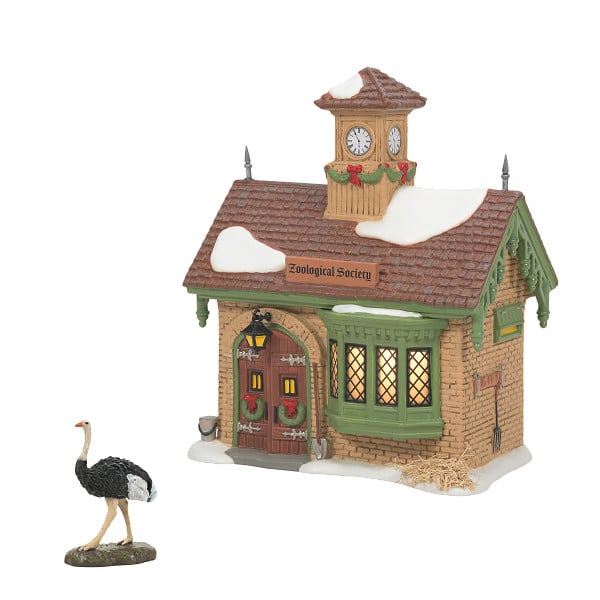 Zoological Gardens  Final Prep Before Opening Dept 56 Dickens Village Front