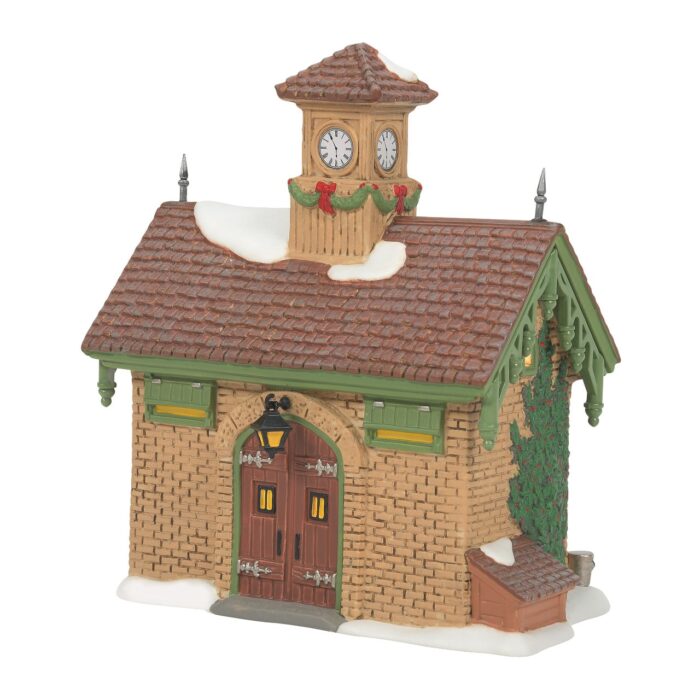 Zoological Gardens  Final Prep Before Opening Dept 56 Dickens Village Back