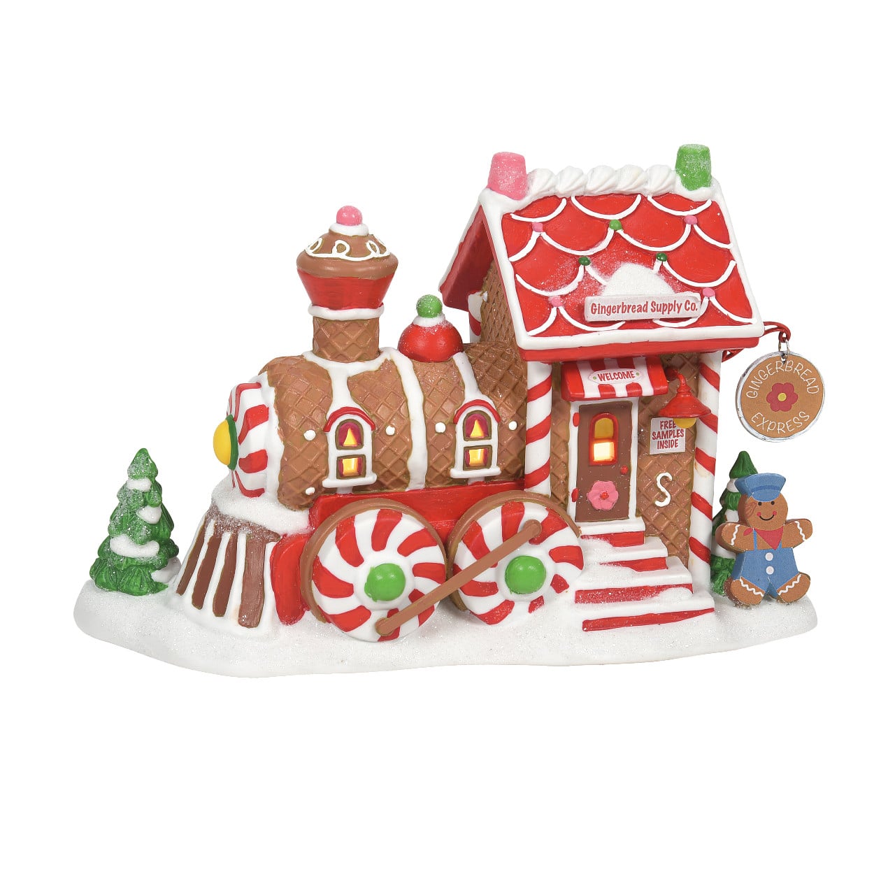 Front Gingerbread Supply Company  Button Treats Dept 56 North Pole