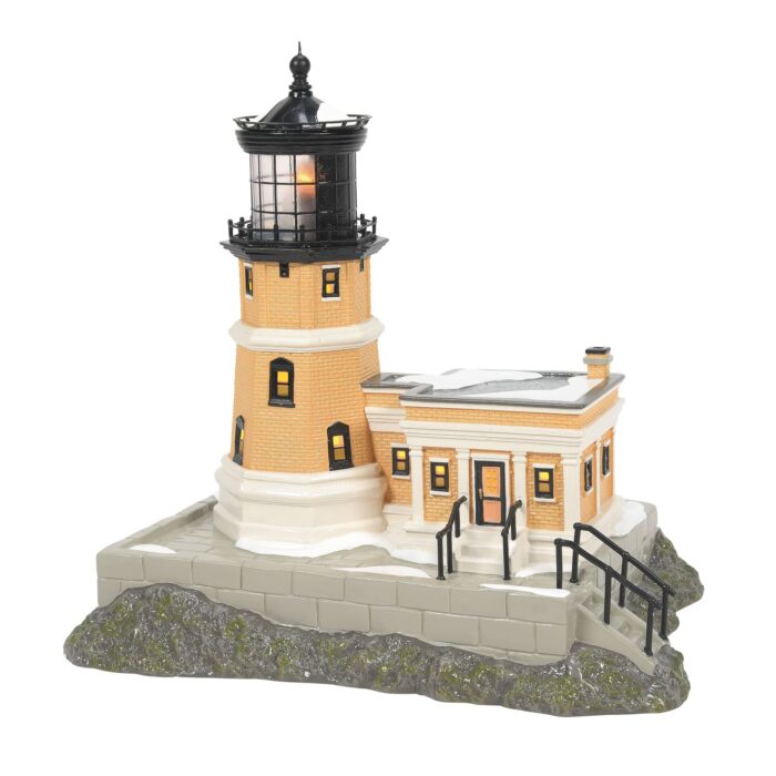 Front Split Rock Lighthouse  Odd Jobs Before Snow Dept 56 Snow Village