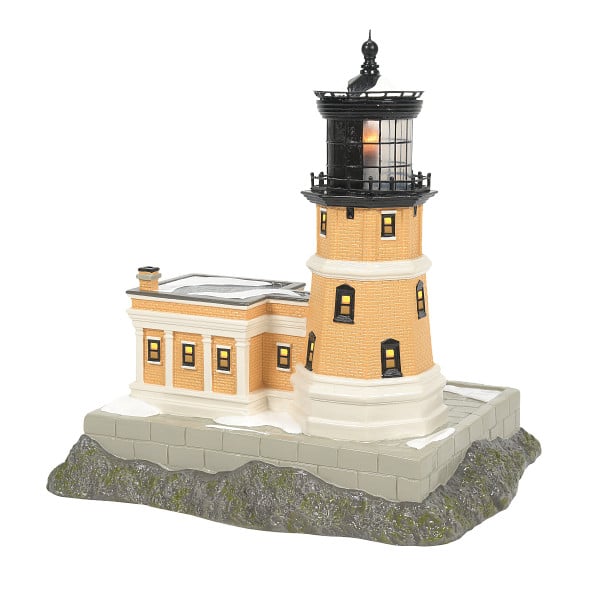Back Split Rock Lighthouse  Odd Jobs Before Snow Dept 56 Snow Village