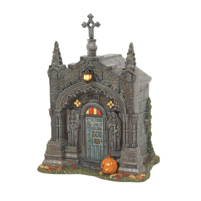 Front Rest in Peace 2023 and Madame Laveau Dept 56 Halloween Village