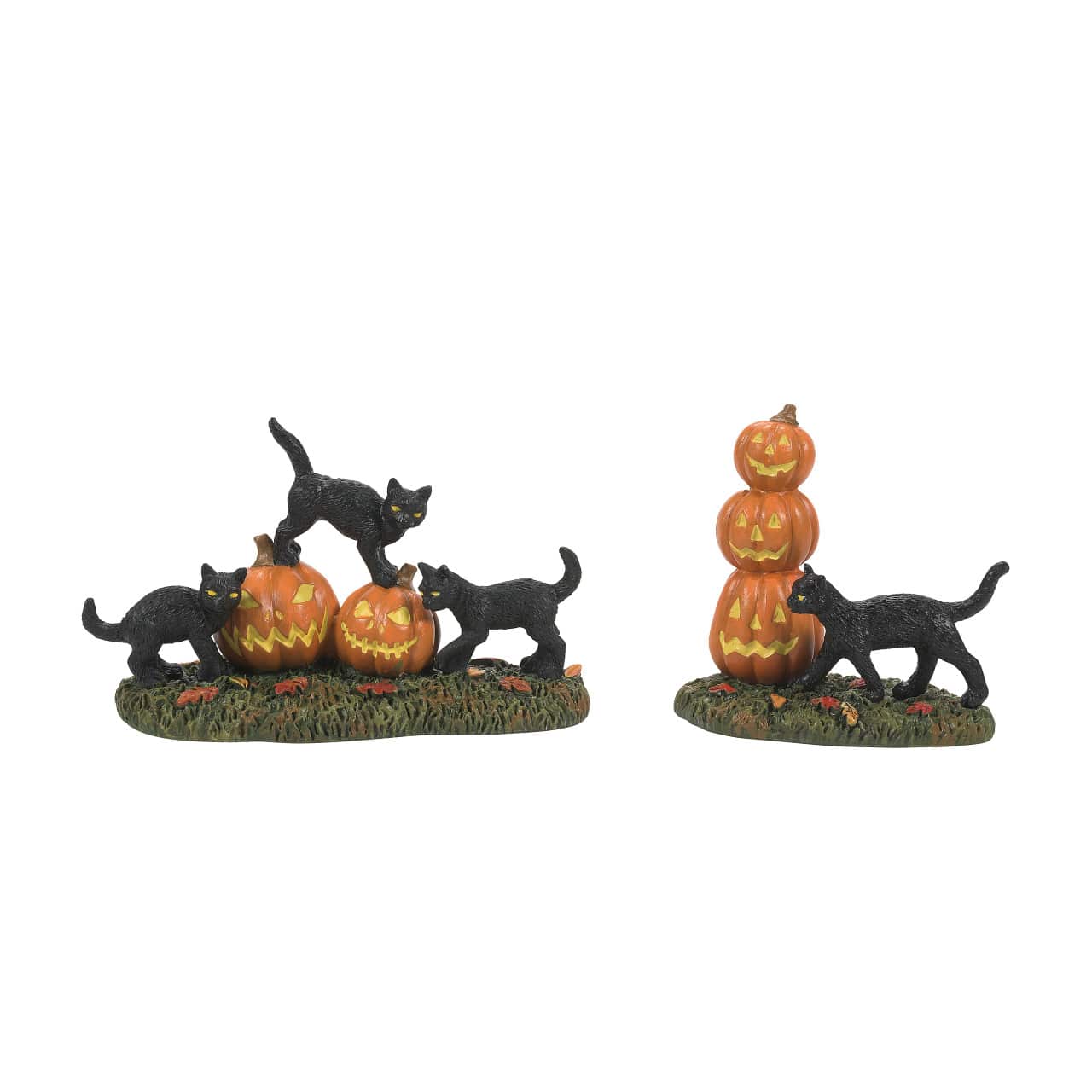 Scary Cats  Pumpkins Dept 56 Halloween Village