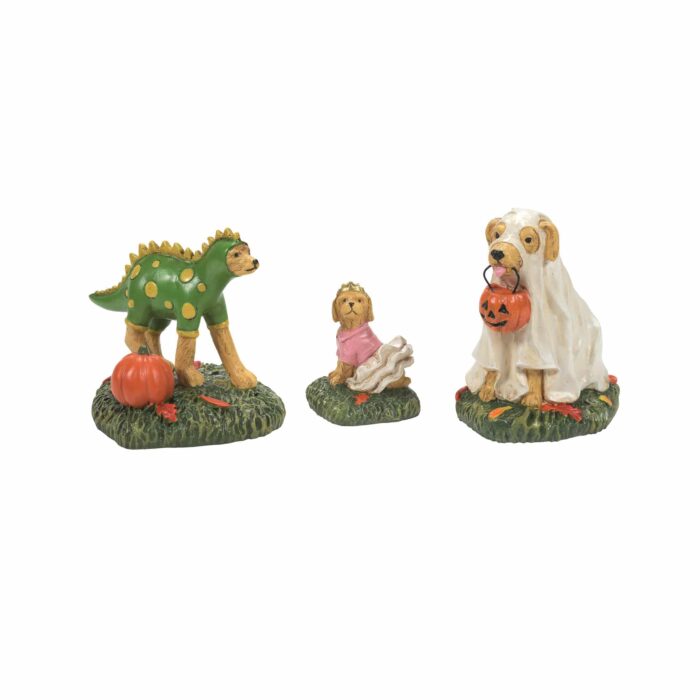 Family Halloween Pups Dept 56 Halloween Village