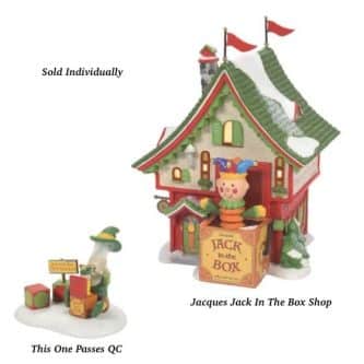 Retired Jacques Jack In The Box Shop & This One Passes QC D56 North Pole