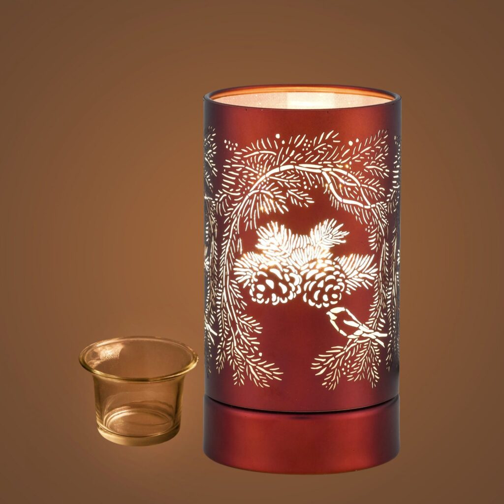 Copper Pinecones Touch Lamp Warmer