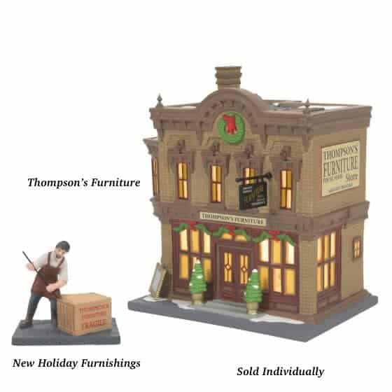 Retired Thompsons Furniture  Holiday Furnishings D56 Christmas in the City