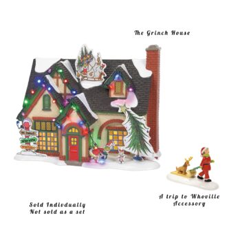 The Grinch House Or A Trip To Who-ville Dept 56 Snow Village