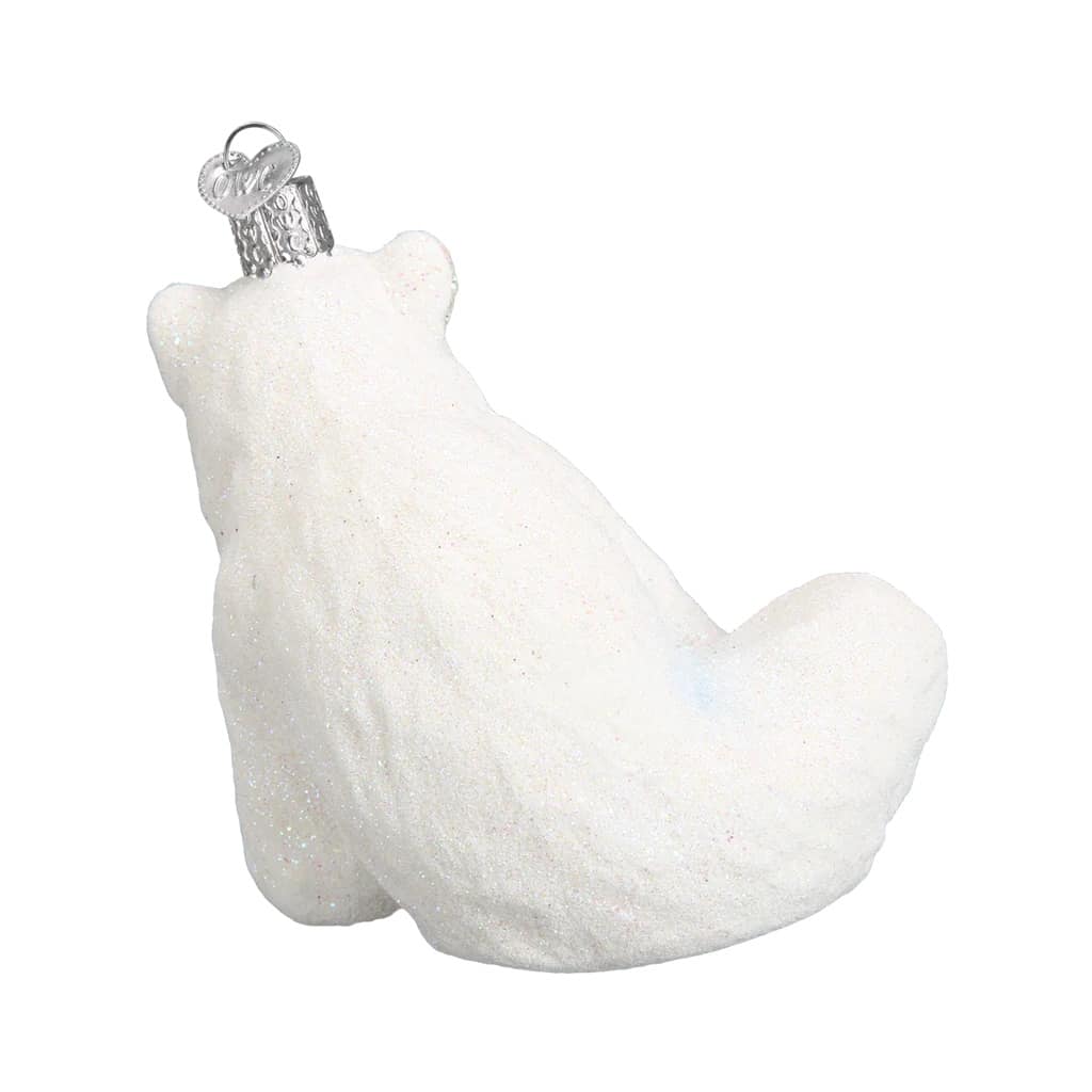 Back Polar Bear with Cub Ornament Old World Christmas
