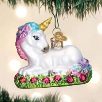 Baby Unicorn Ornament Old World Christmas