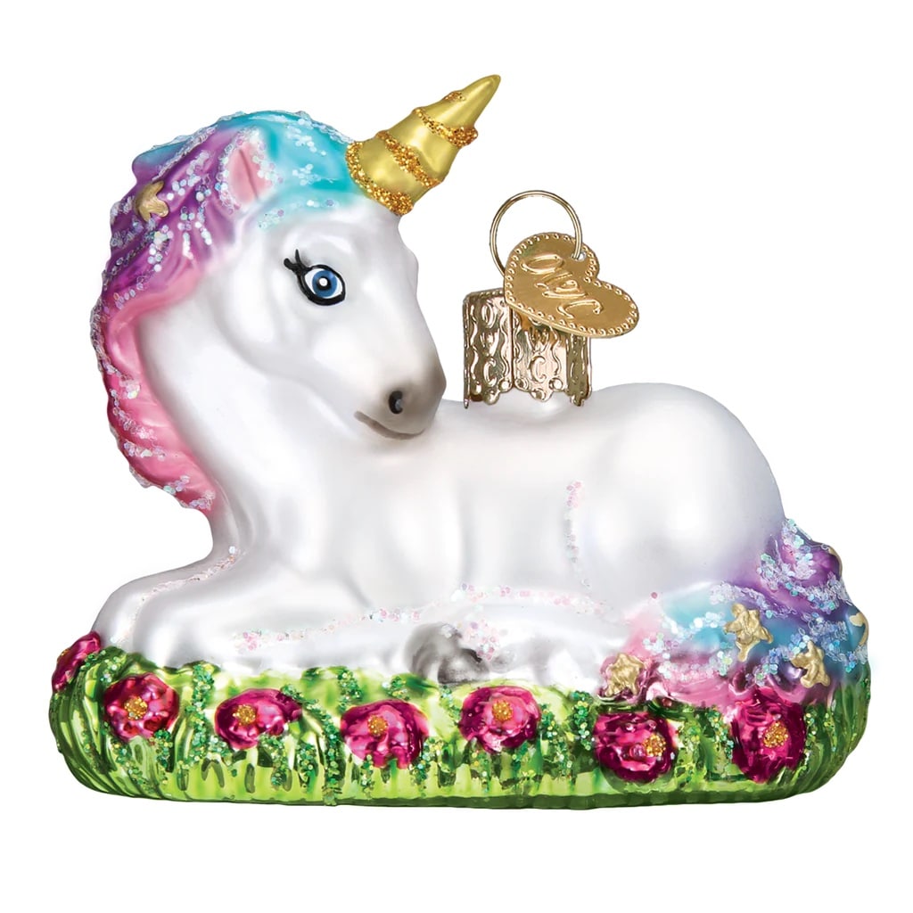 Close Baby Unicorn Ornament Old World Christmas