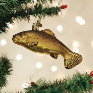 Brown Trout Ornament Old World Christmas