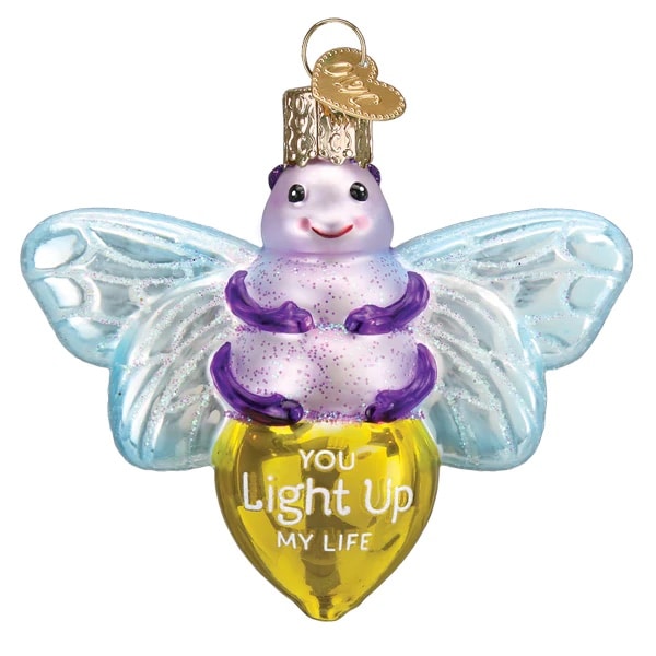 Loving Firefly Ornament Old World Christmas Close Up