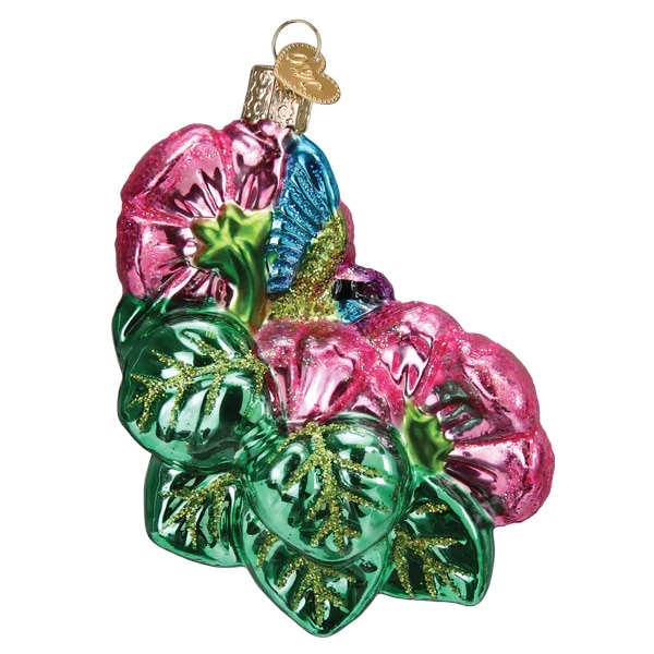 Magnificent Hummingbird Ornament Old World Christmas Back