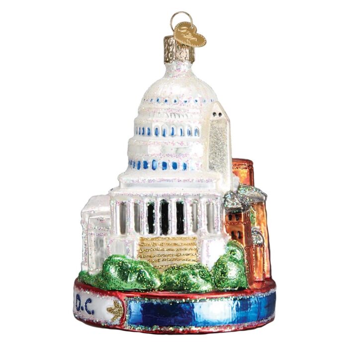 Washington Dc Ornament Old World Christmas Side