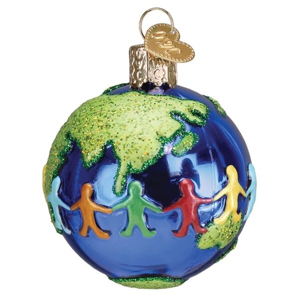 World Peace Ornament Old World Christmas Back