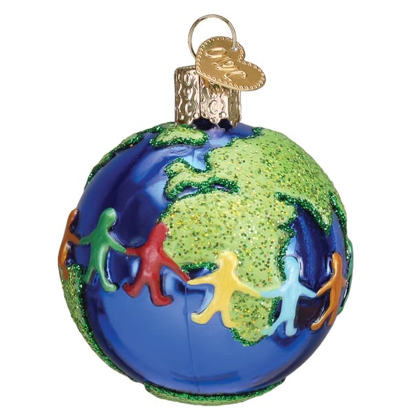 World Peace Ornament Old World Christmas Side