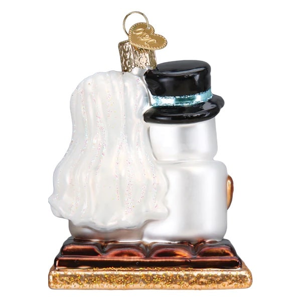 Smores In love Ornament Old World Christmas Back