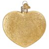 Heart Cookie Ornament Old World Christmas Back