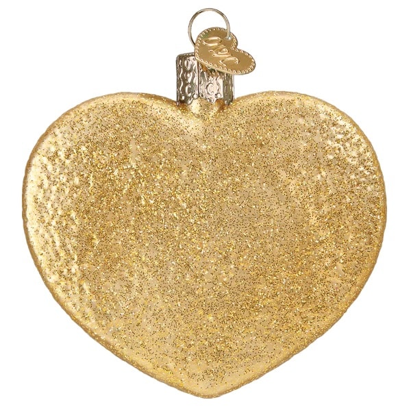 Heart Cookie Ornament Old World Christmas Back