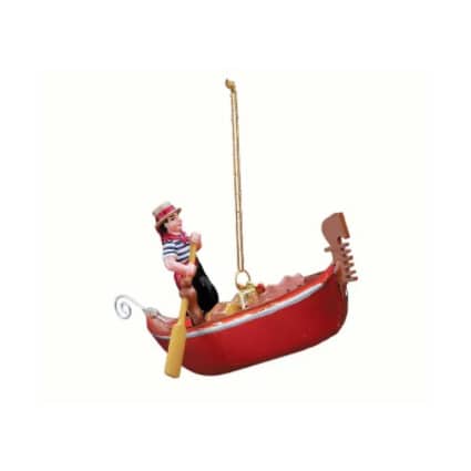 Gondola Glass Ornament