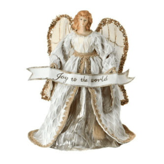 Joy To The World Angel Tree Topper