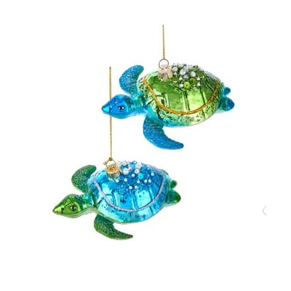 Pearl Back Sea Turtle Ornaments