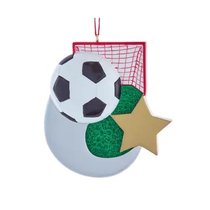 Sports Stars Ornaments Personalized Soccer
