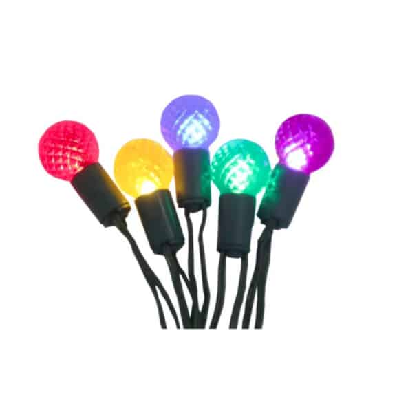 Warm White or Multicolor Berry Bulb Fairy Lights Multi Colored