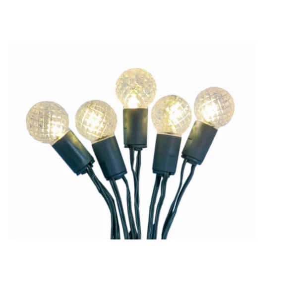 Warm White or Multicolor Berry Bulb Fairy Lights Warm White